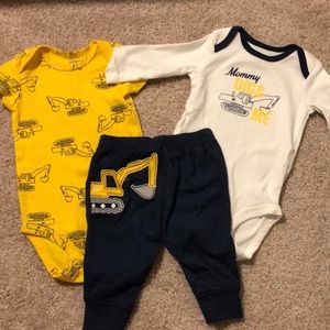 baby construction outfit